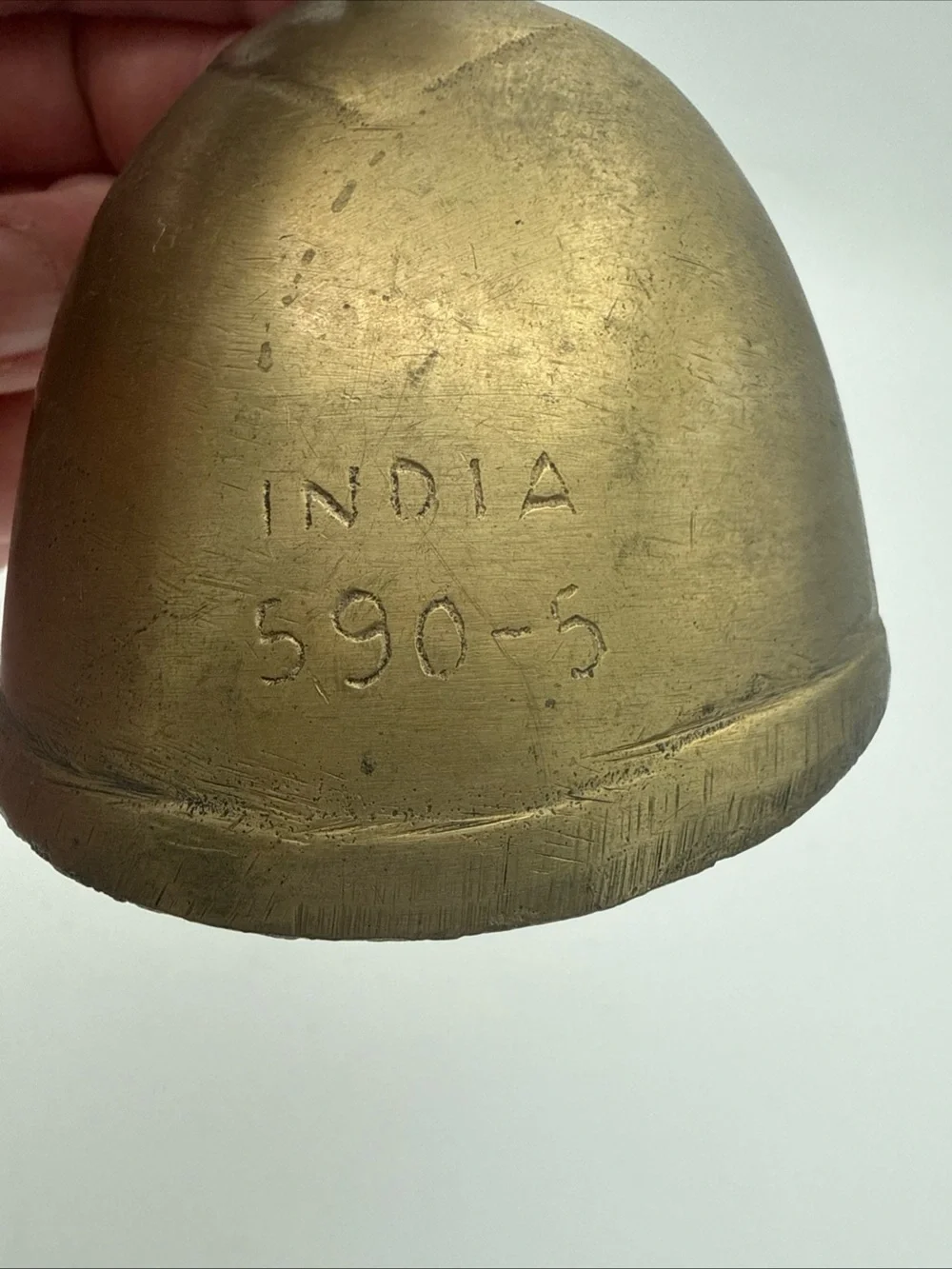 VTG hanging brass bells India Bells of Sarna / rustic harmony bells